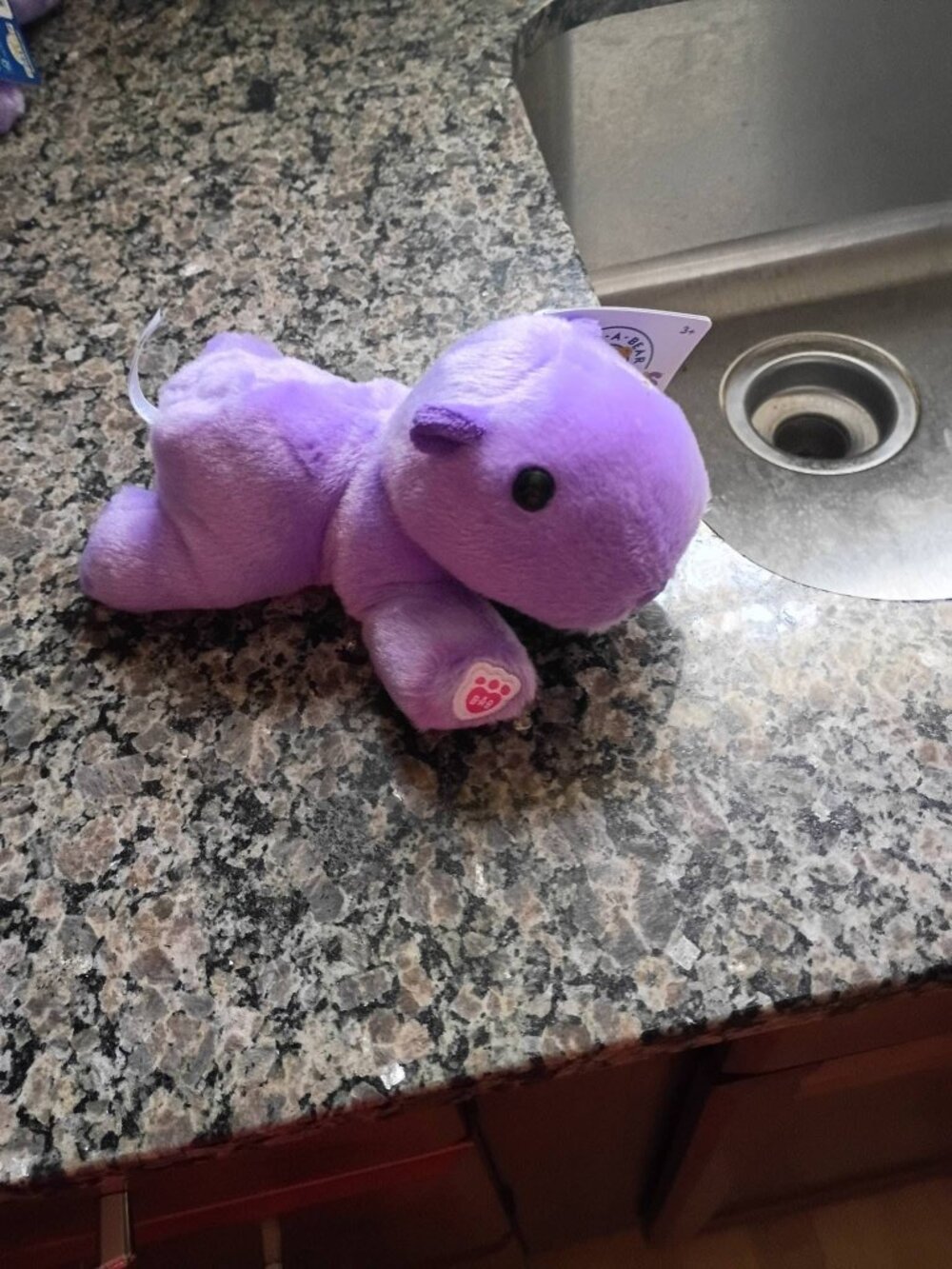 build a bear mini beans purple capybara (ace hardware exclusive)